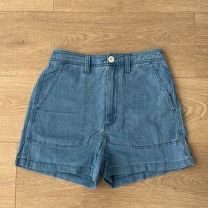 Madewell Soft Denim Camp Shorts